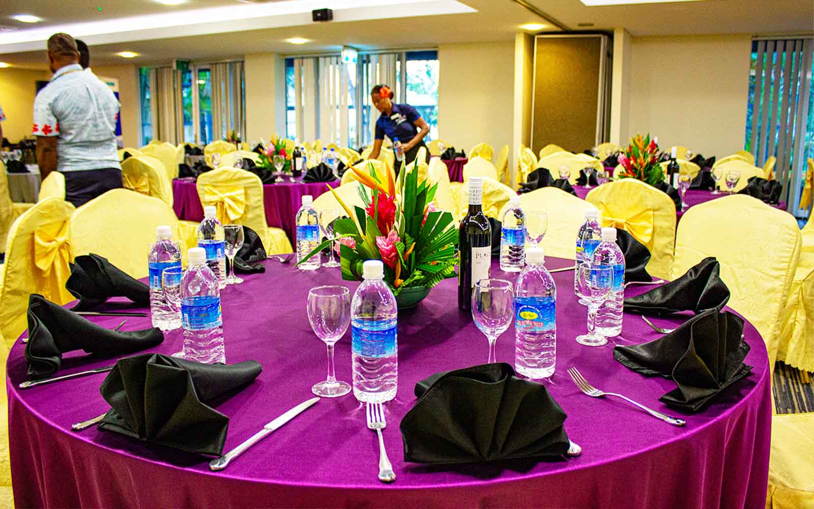 A'Hara gala dinner setup